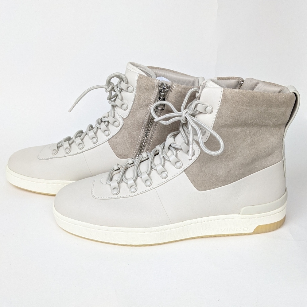 New Vince Leather High-Top Rowan Sneaker Size 9